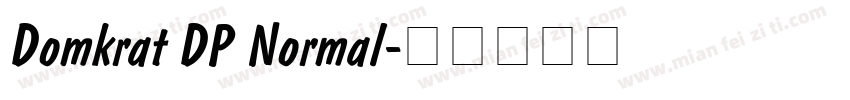 Domkrat DP Normal字体转换